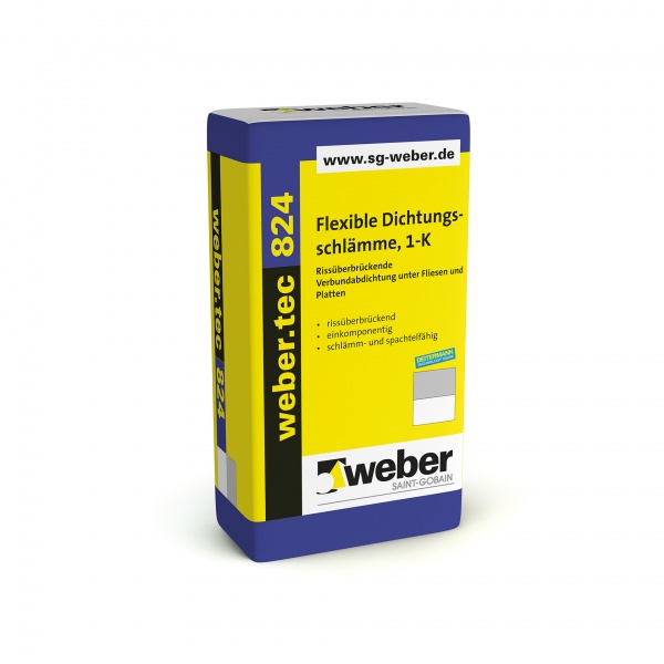 Weber Webertec 824 Superflex D1 szálerősített szigetelőhabarcs - 20kg