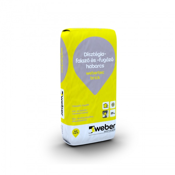 Weber Webertec Brick dísztégla falazó és fugázóhabarcs - fehér - 25kg