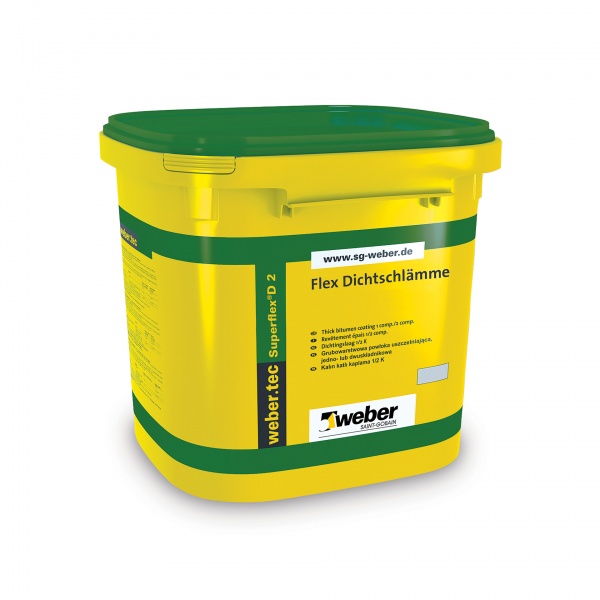 Weber Webertec Superflex D2 gyorskötő vízszigetelő habarcs - 24 kg