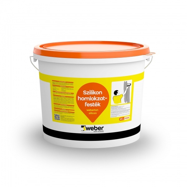 Weber Weberton Silicon szilikon homlokzatfesték, 1. színcsoport - 5 kg